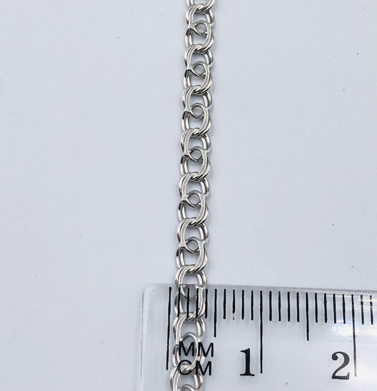 Срібний ланцюг з плетінням Бісмарк (33895643) 2