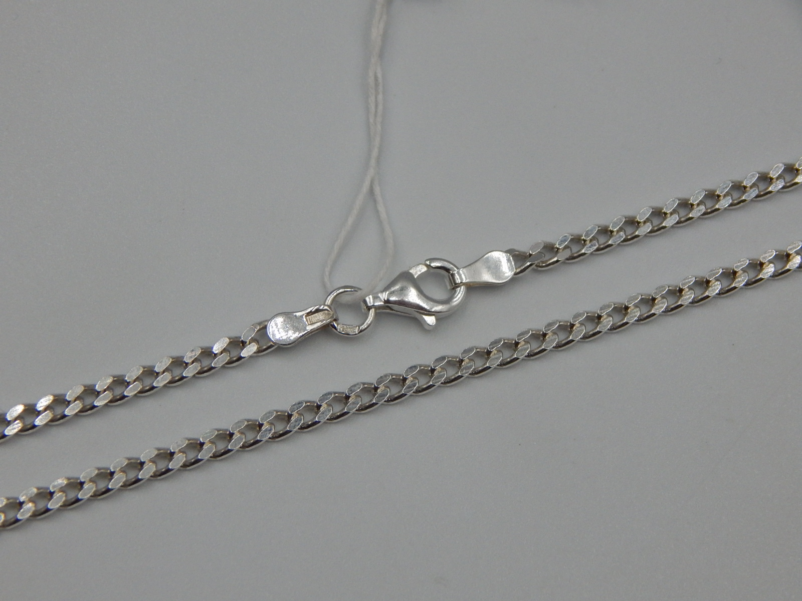 Срібний ланцюг з плетінням панцирне (32198420) 0