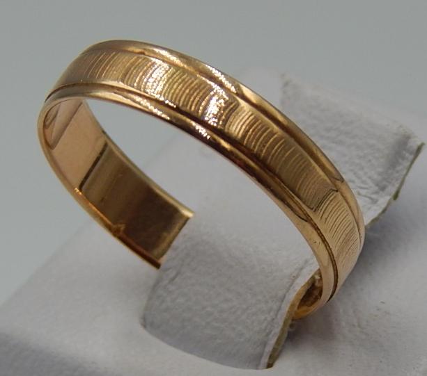 Обручальное кольцо из красного золота (32060347)  1