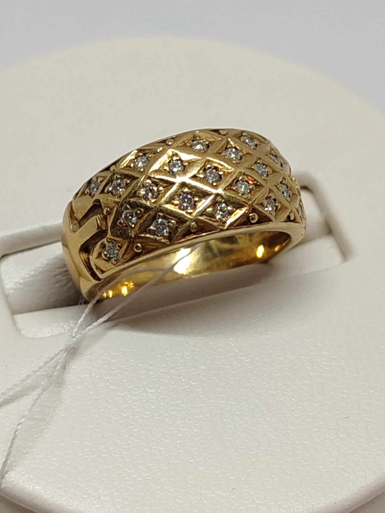 Кольцо из красного золота с бриллиантом (-ми) (27416955)  2