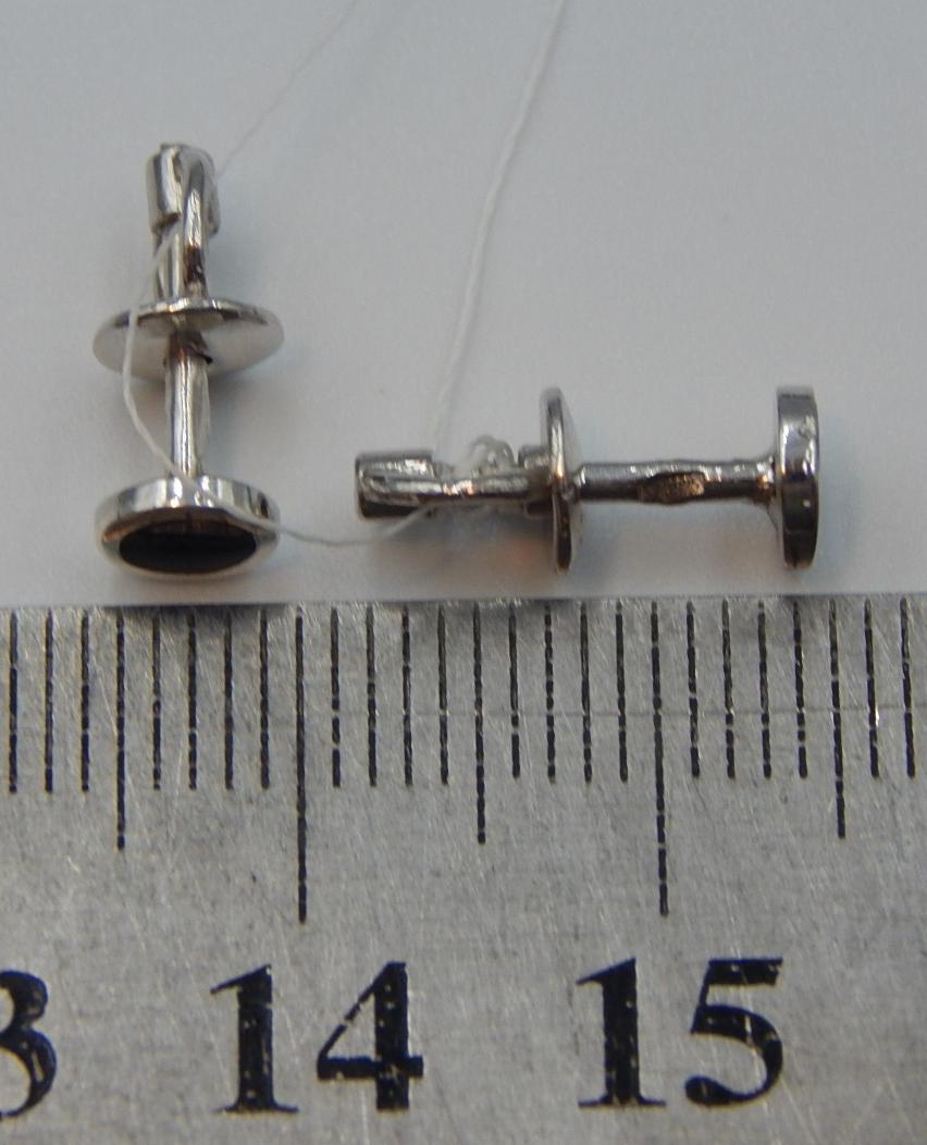 Серебряные серьги с эмалью (32469733) 3