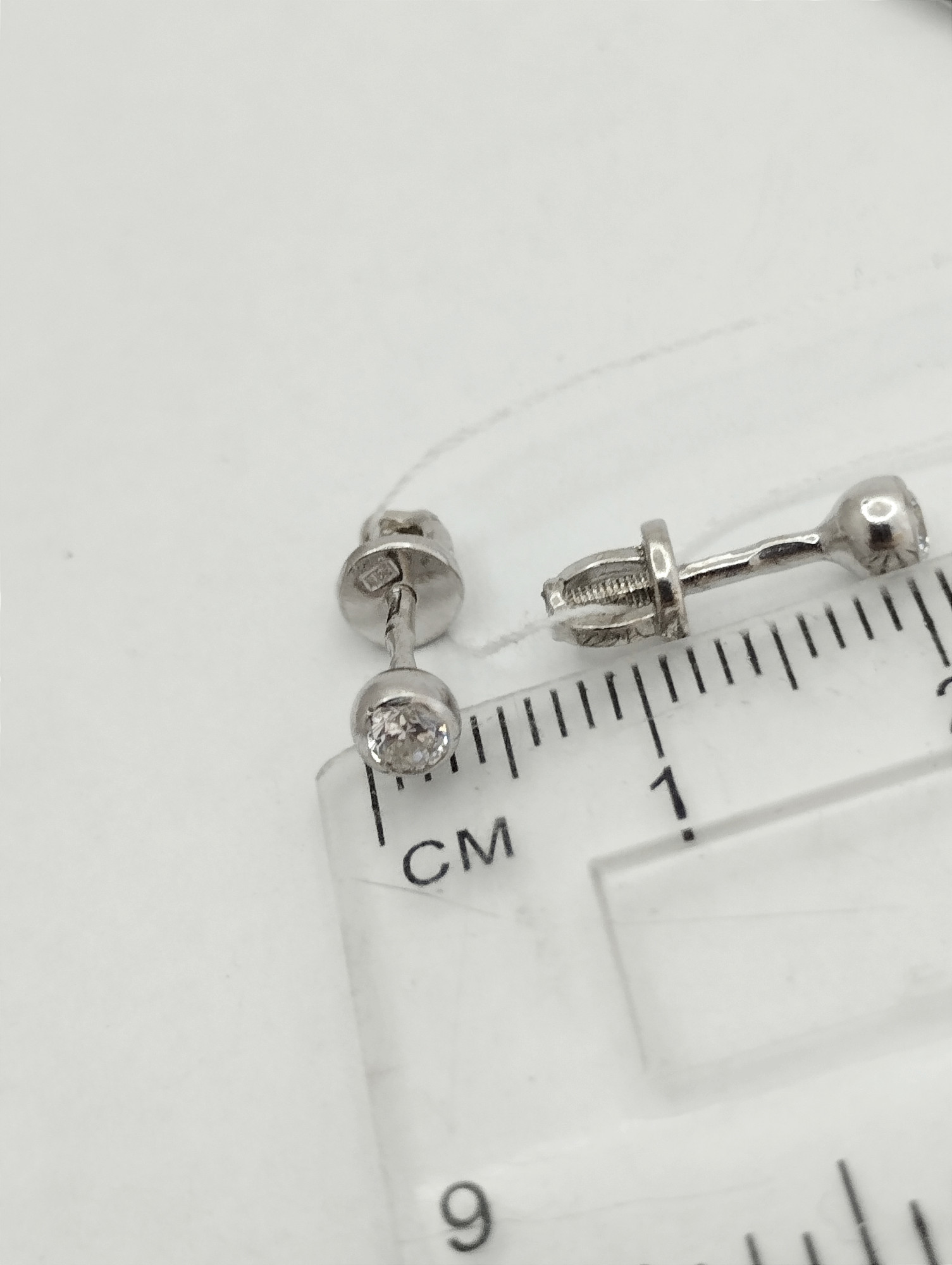 Срібні сережки з цирконієм (33770453) 1
