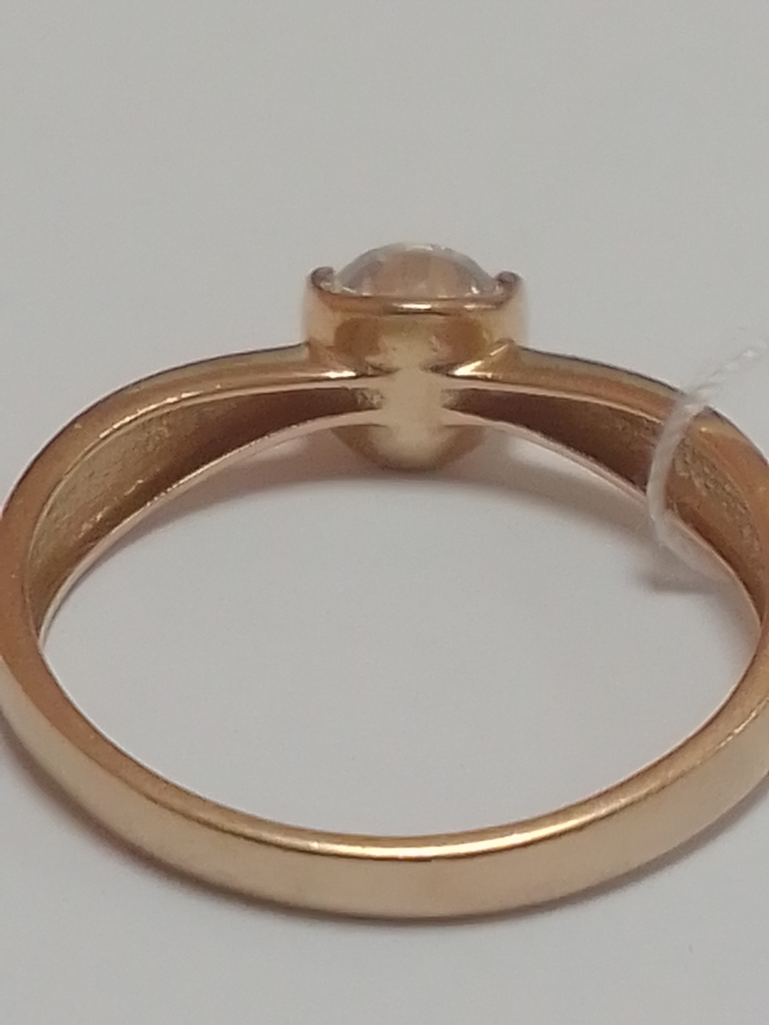 Кольцо из красного золота с цирконием (32904542) 2