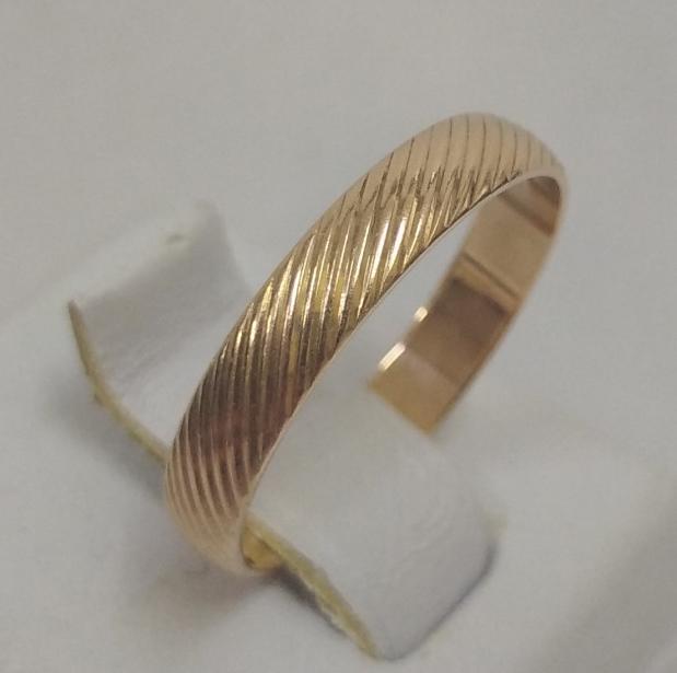 Обручальное кольцо из красного золота (33699519)  2