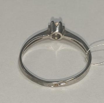 Серебряное кольцо с цирконием (28129016) 3