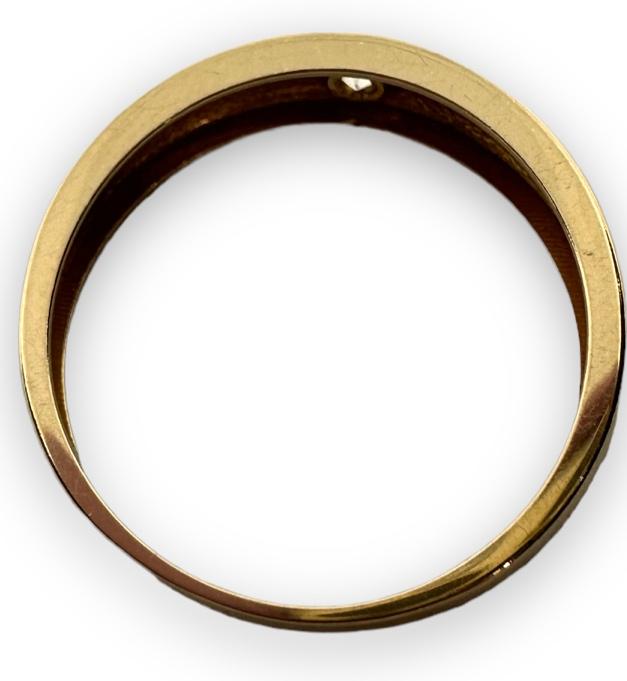 Кольцо из красного золота с цирконием (29861272) 3