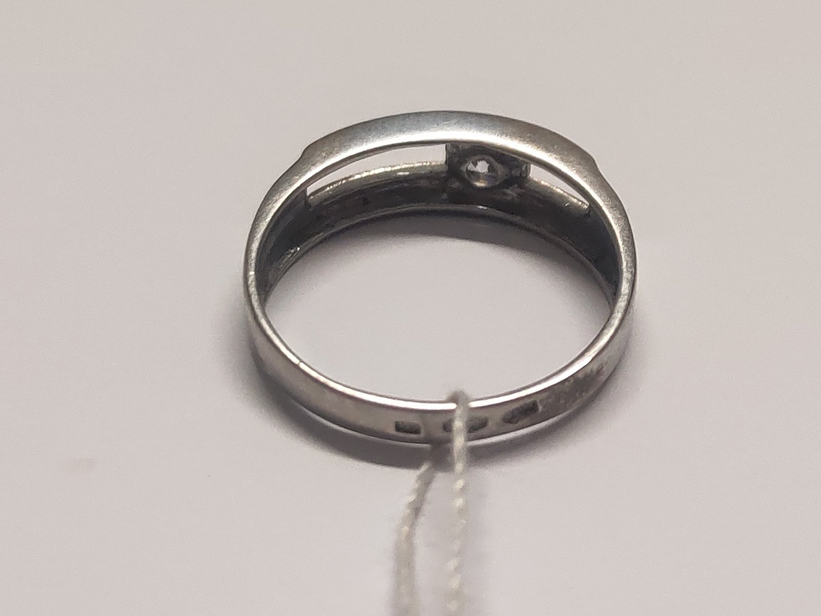 Серебряное кольцо с цирконием (30371275) 3