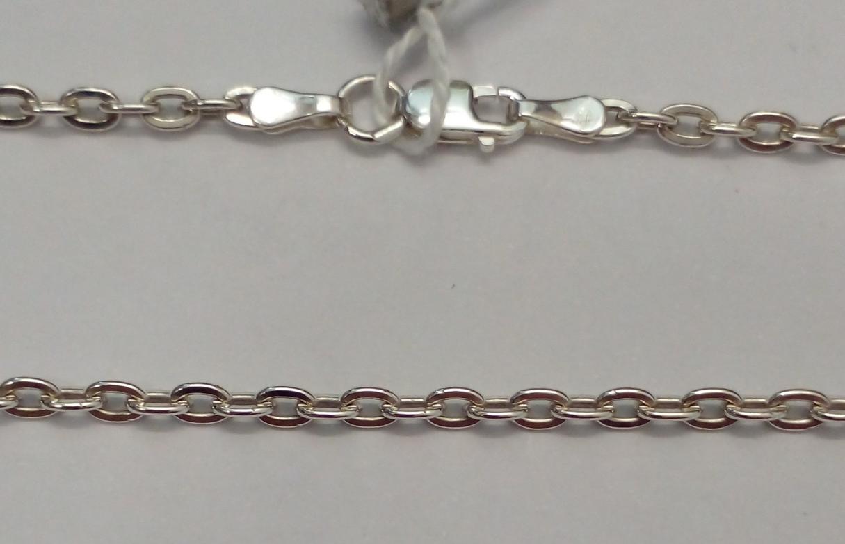 Срібний ланцюг із плетінням Якірне (33480787) 0