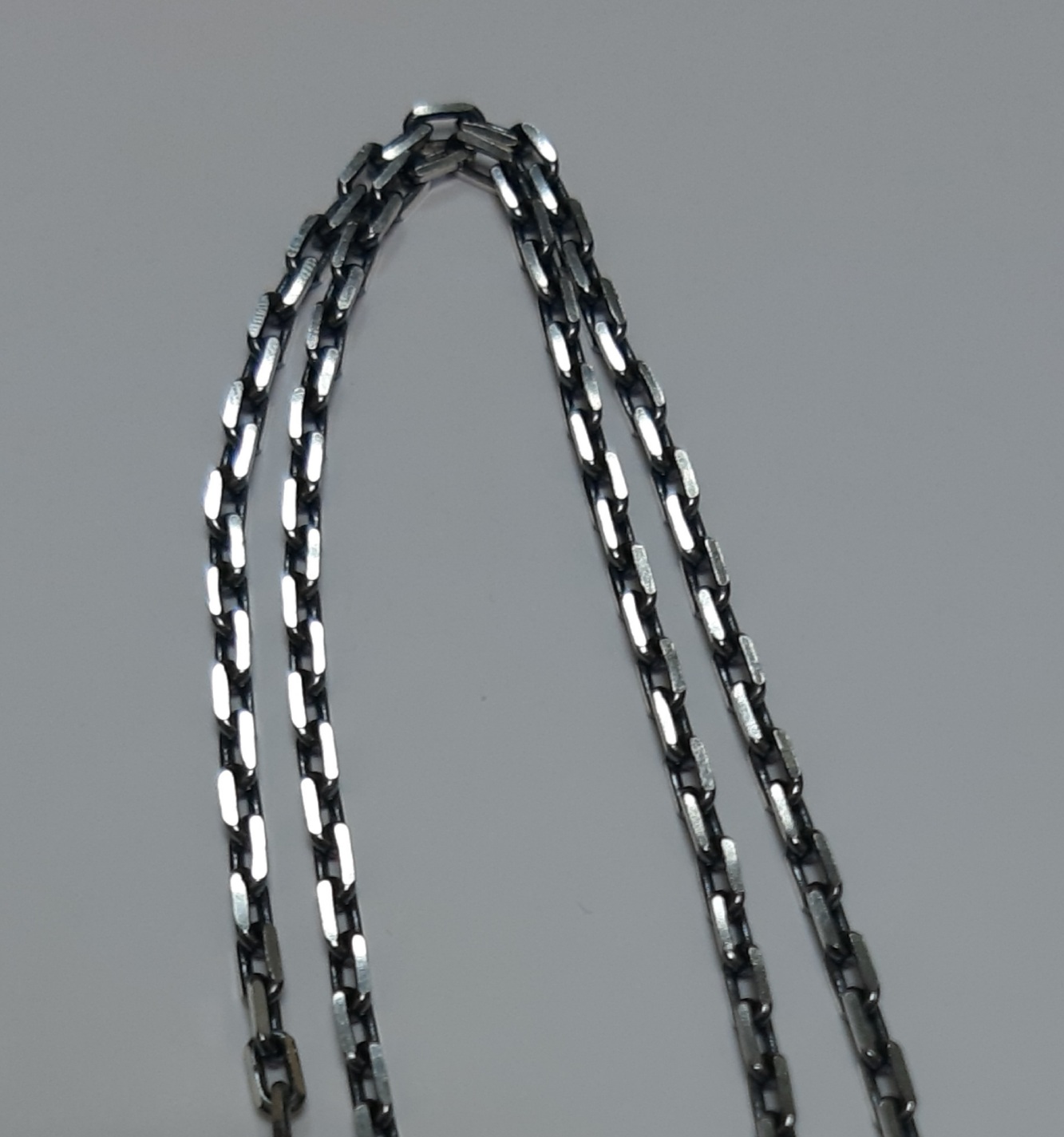 Серебряная цепь с плетением Якорное (30515482) 2
