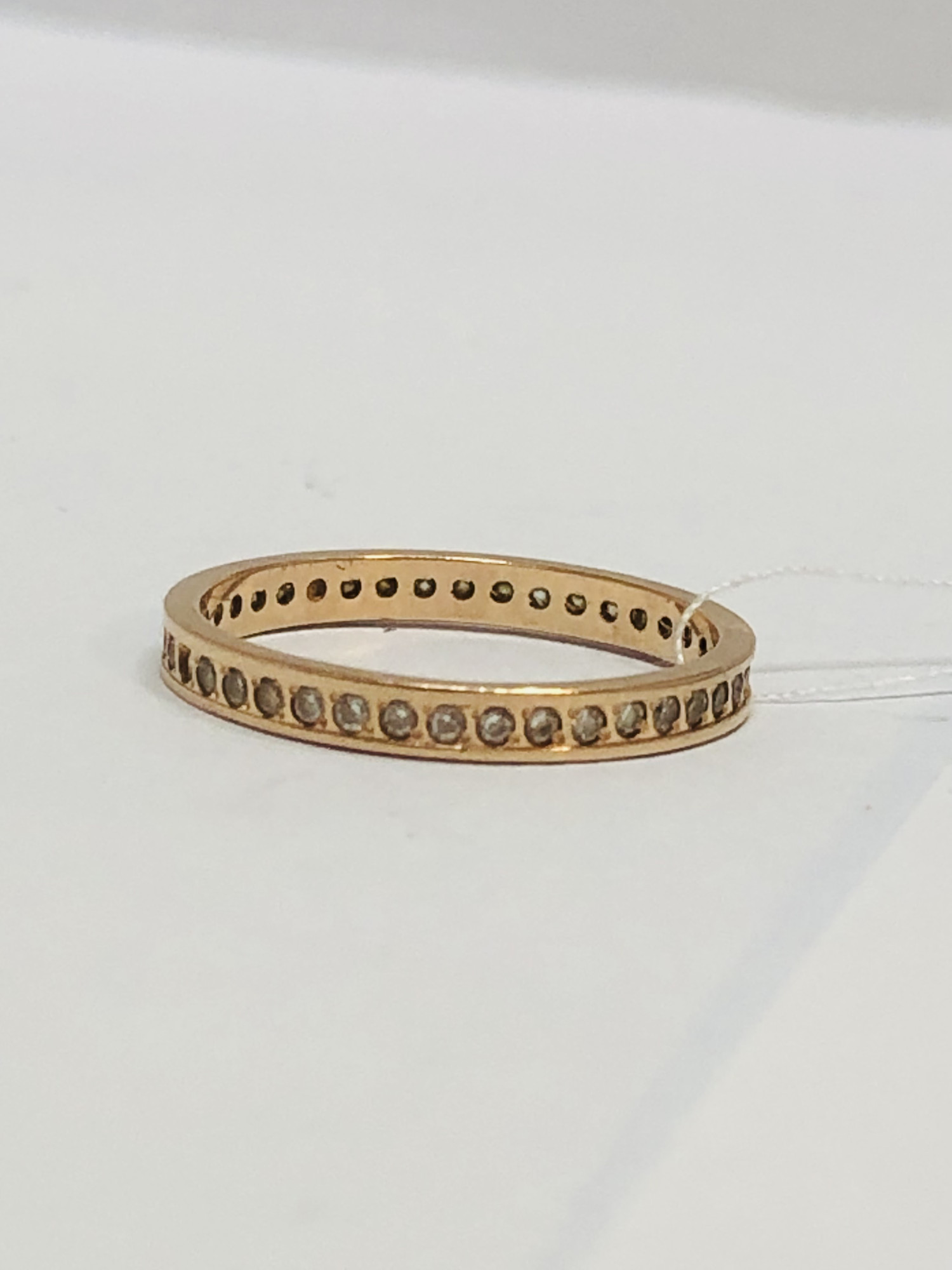 Кольцо из красного золота с цирконием (33744534) 4