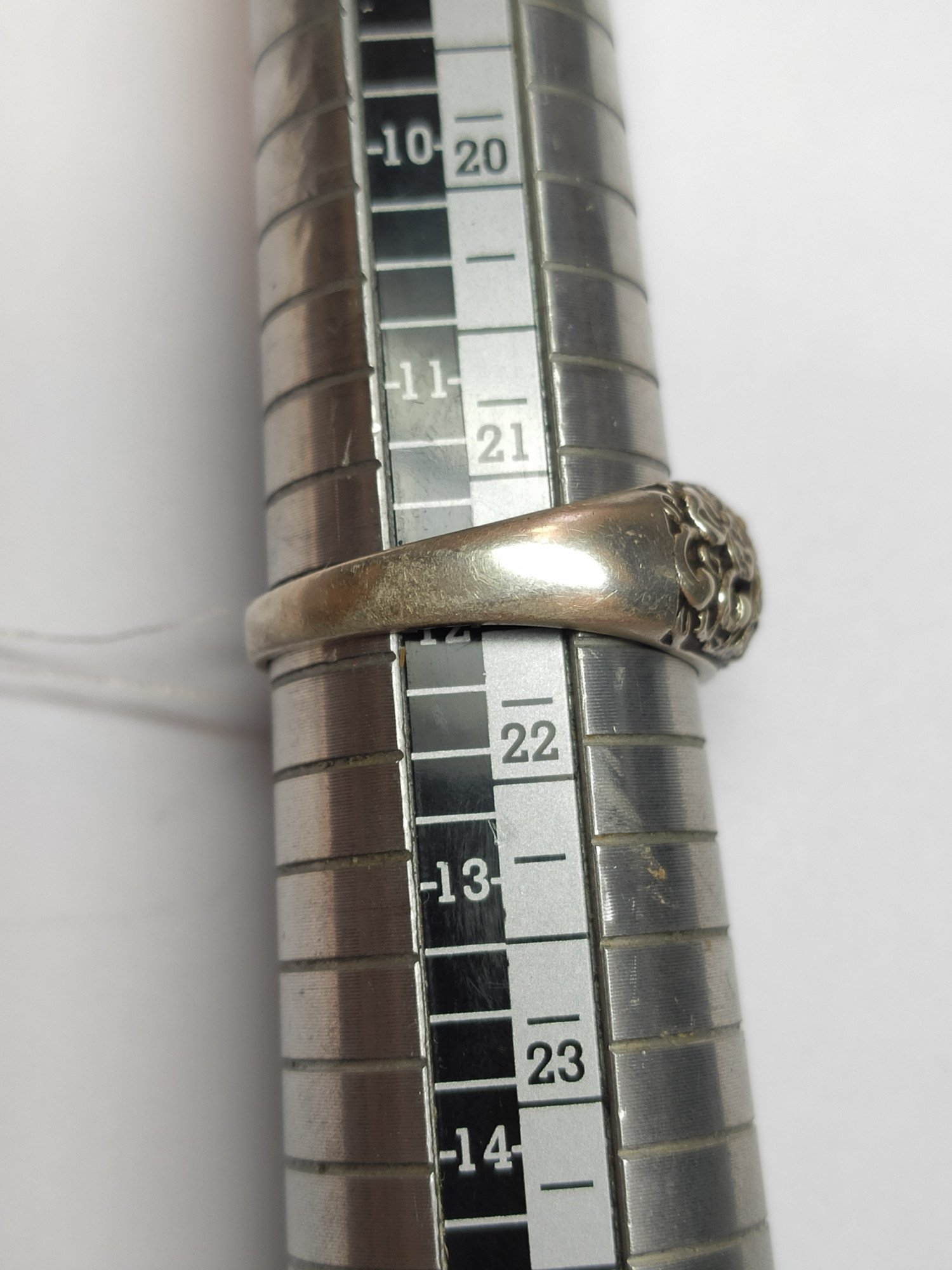 Серебряное кольцо с цирконием (33809430) 3