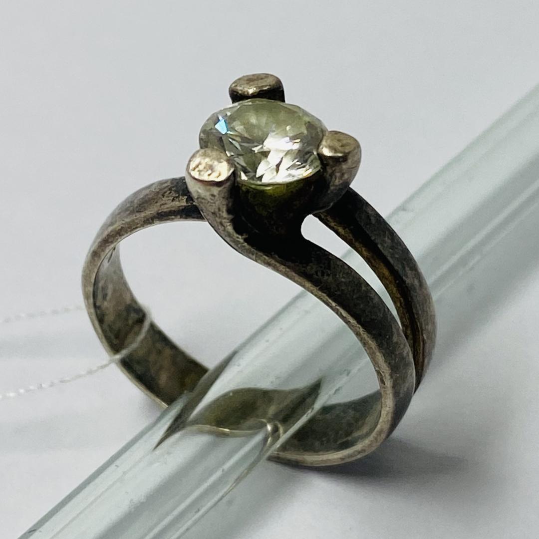 Серебряное кольцо с цирконием (33810920) 0