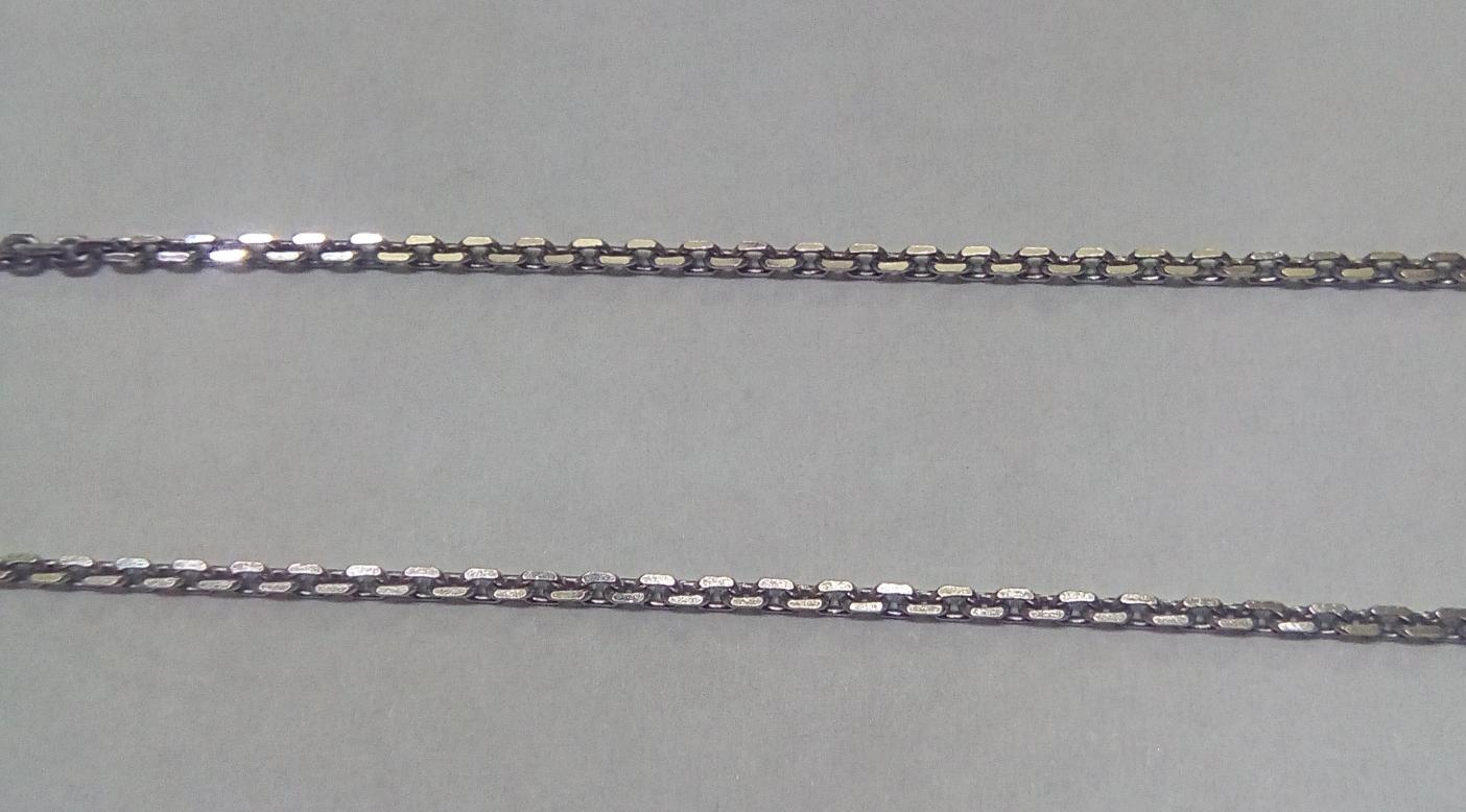 Серебряная цепь с плетением Якорное (30519557) 0