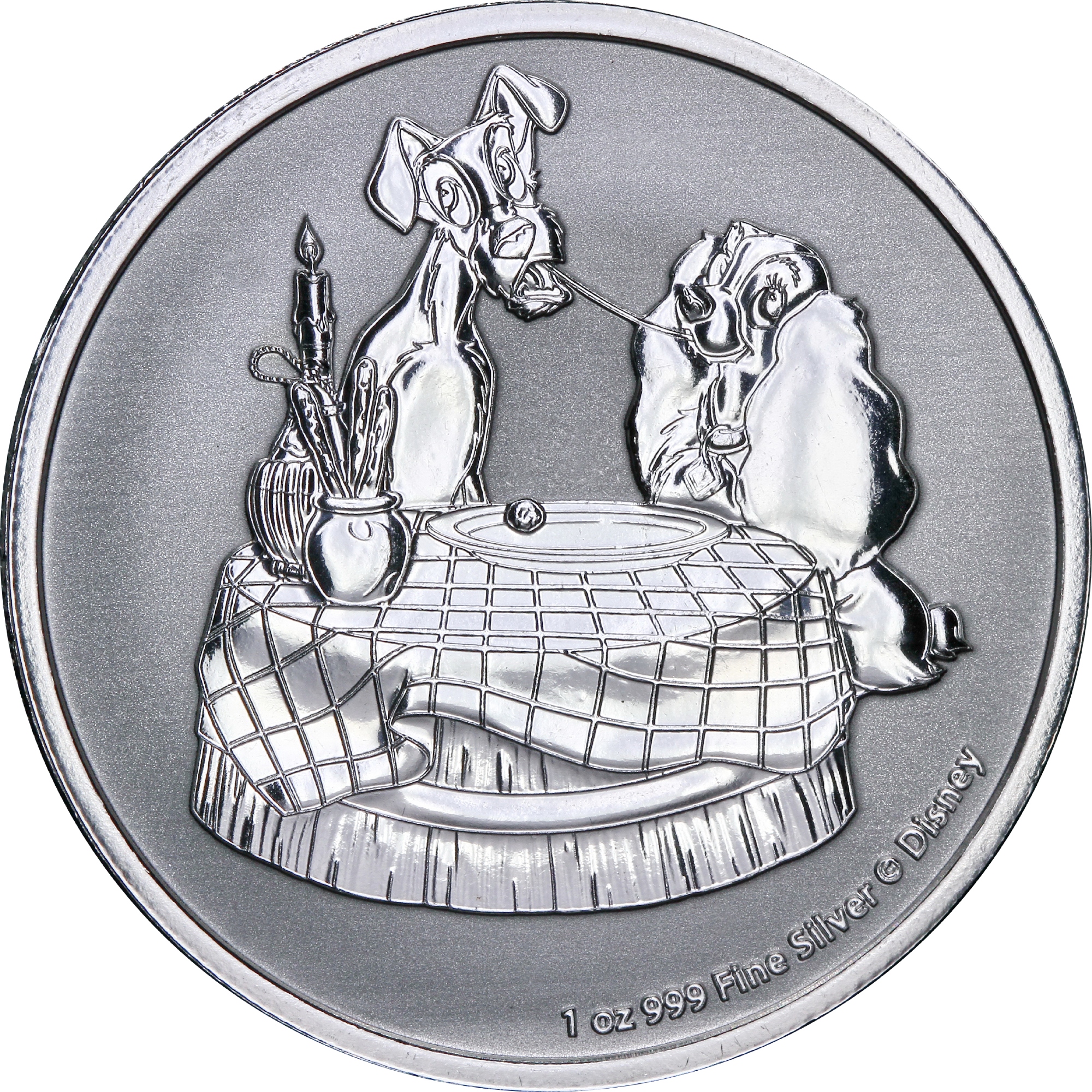 Серебряная монета 1oz Леди и Бродяга 2 доллара 2022 Ниуэ (29128444) 7