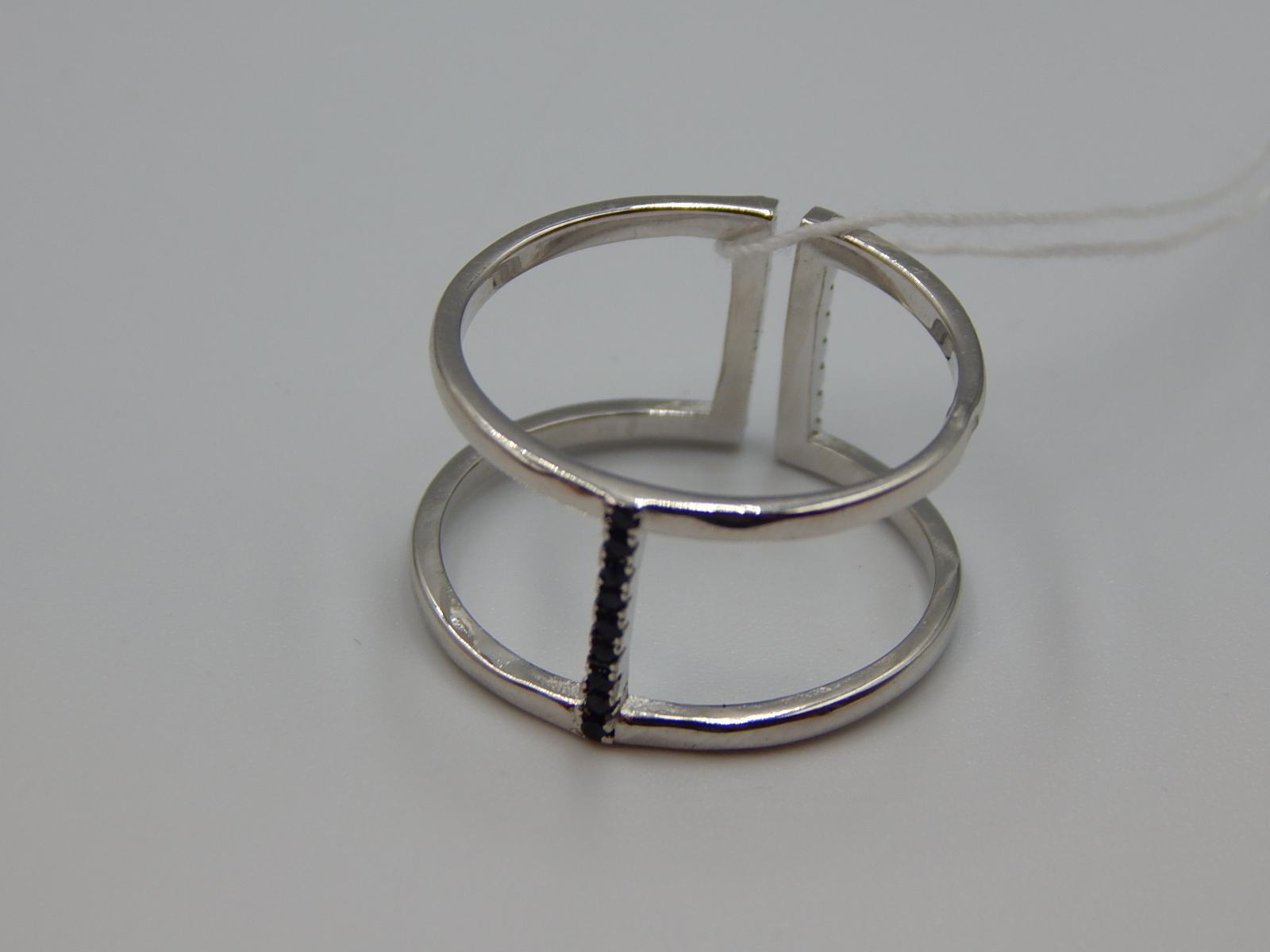 Серебряное кольцо с цирконием (30537130) 6