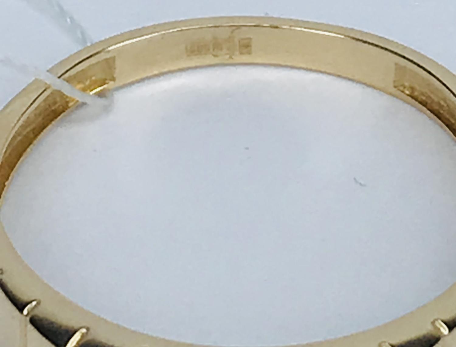 Кольцо из красного золота с цирконием (31877665) 3