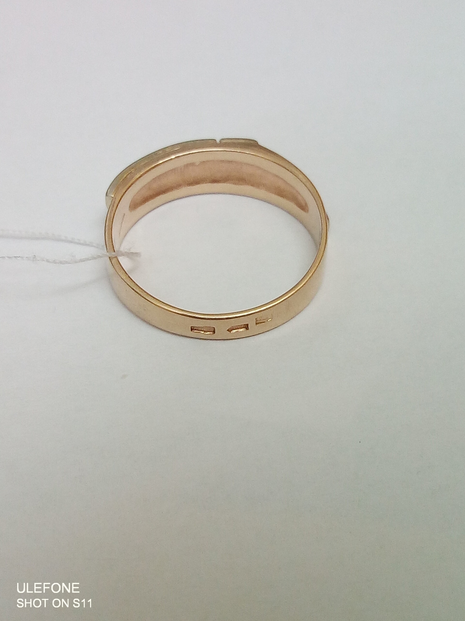 Кольцо из красного и белого золота с цирконием (31973361)  5