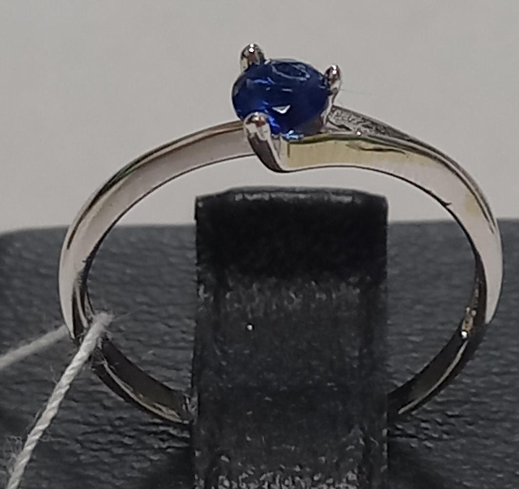 Серебряное кольцо с цирконием (29073705) 0