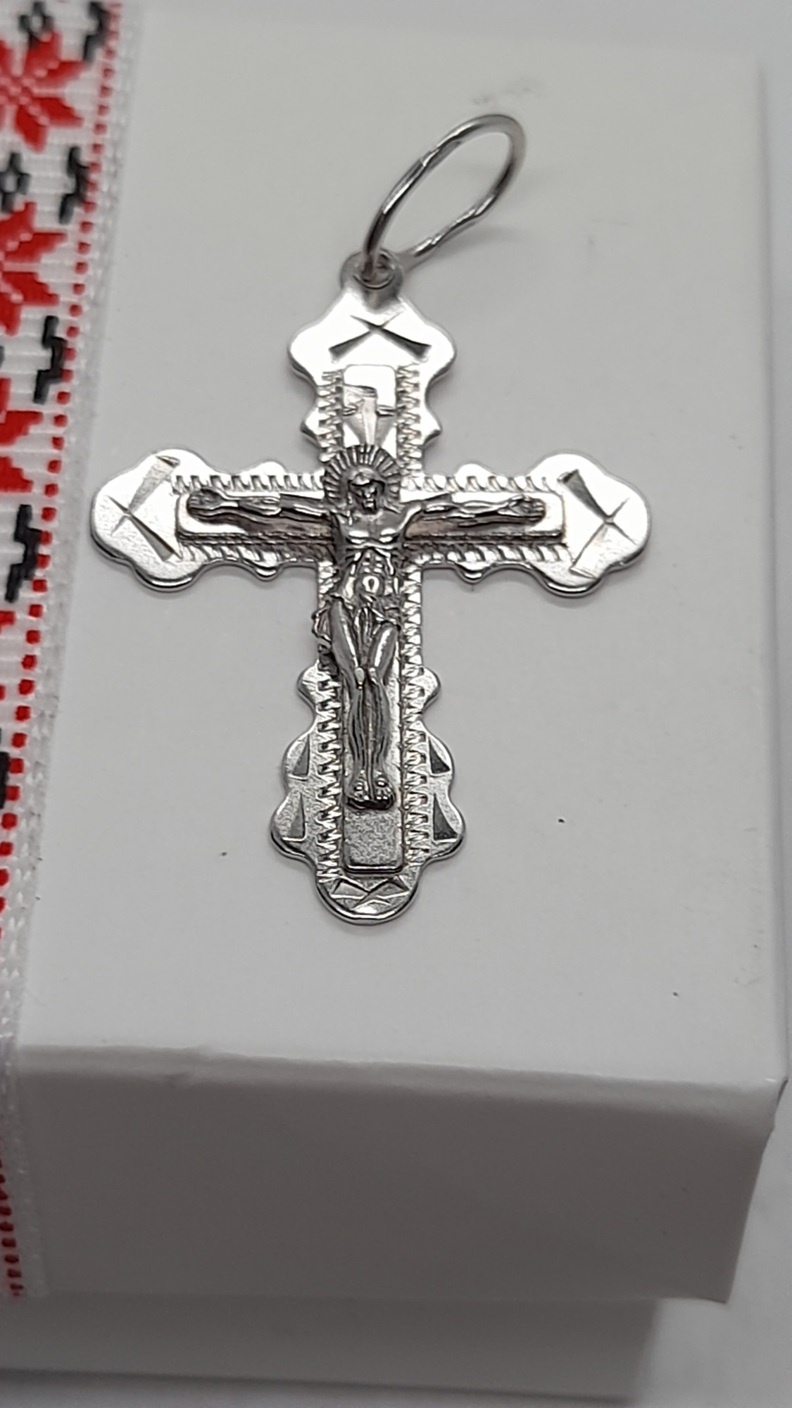 Срібний підвіс-хрест (31765231) 2