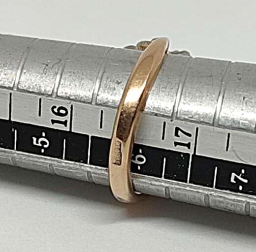 Кольцо из красного и белого золота с бриллиантом (-ми) (31529819) 9