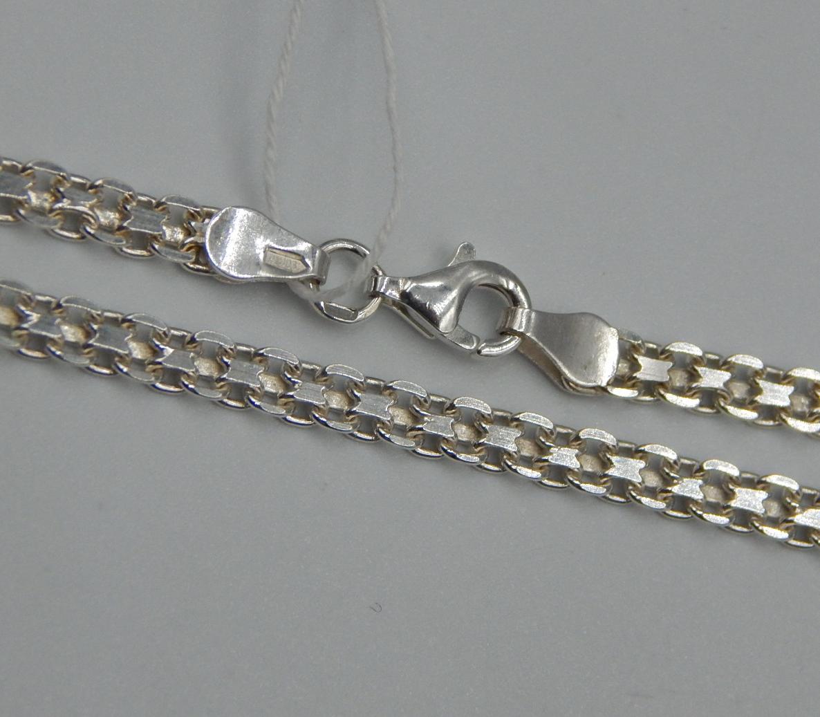 Серебряная цепь с плетением Фантазийное (32615389) 0
