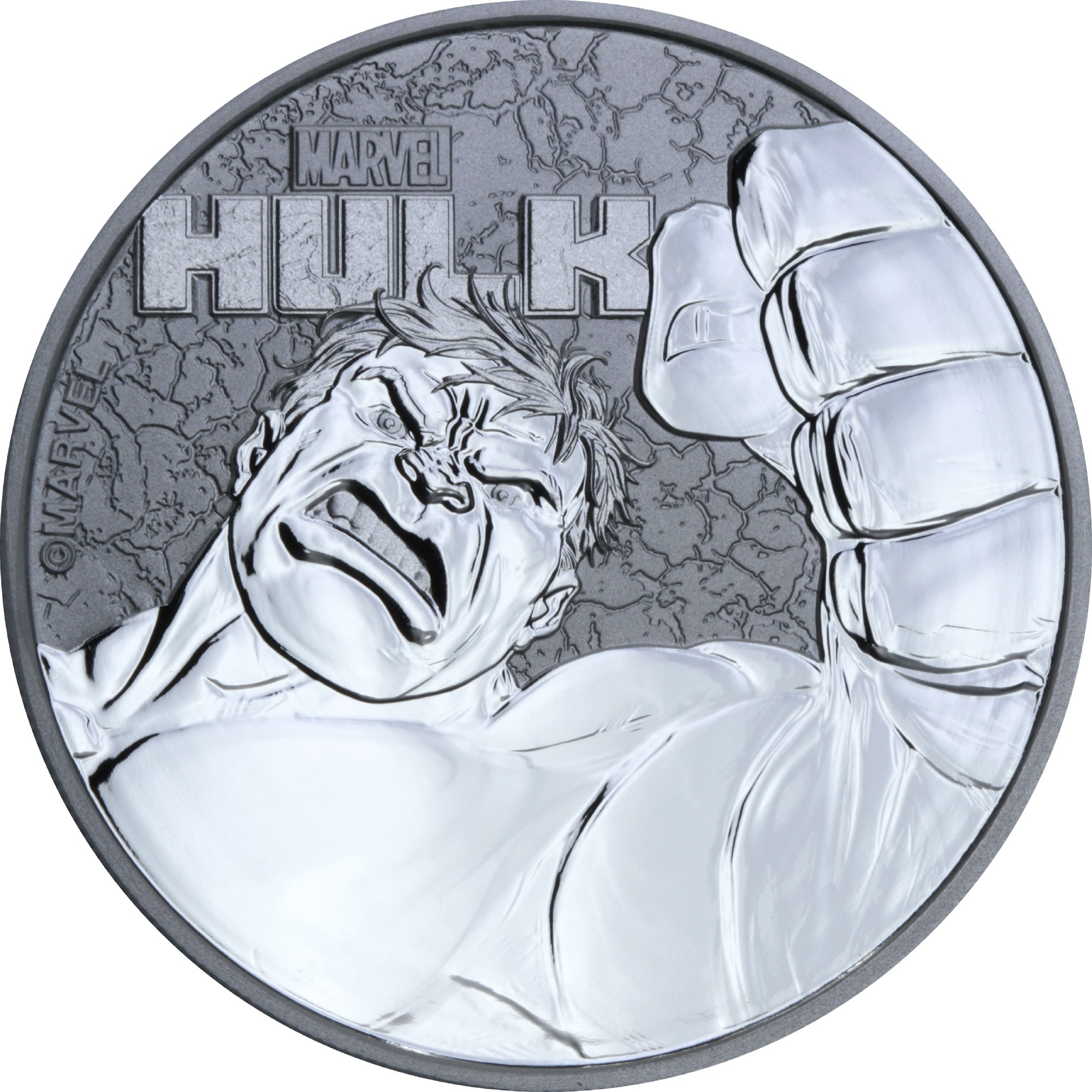 Серебряная монета 1oz Халк 1 доллар 2019 Тувалу (29127639) 0