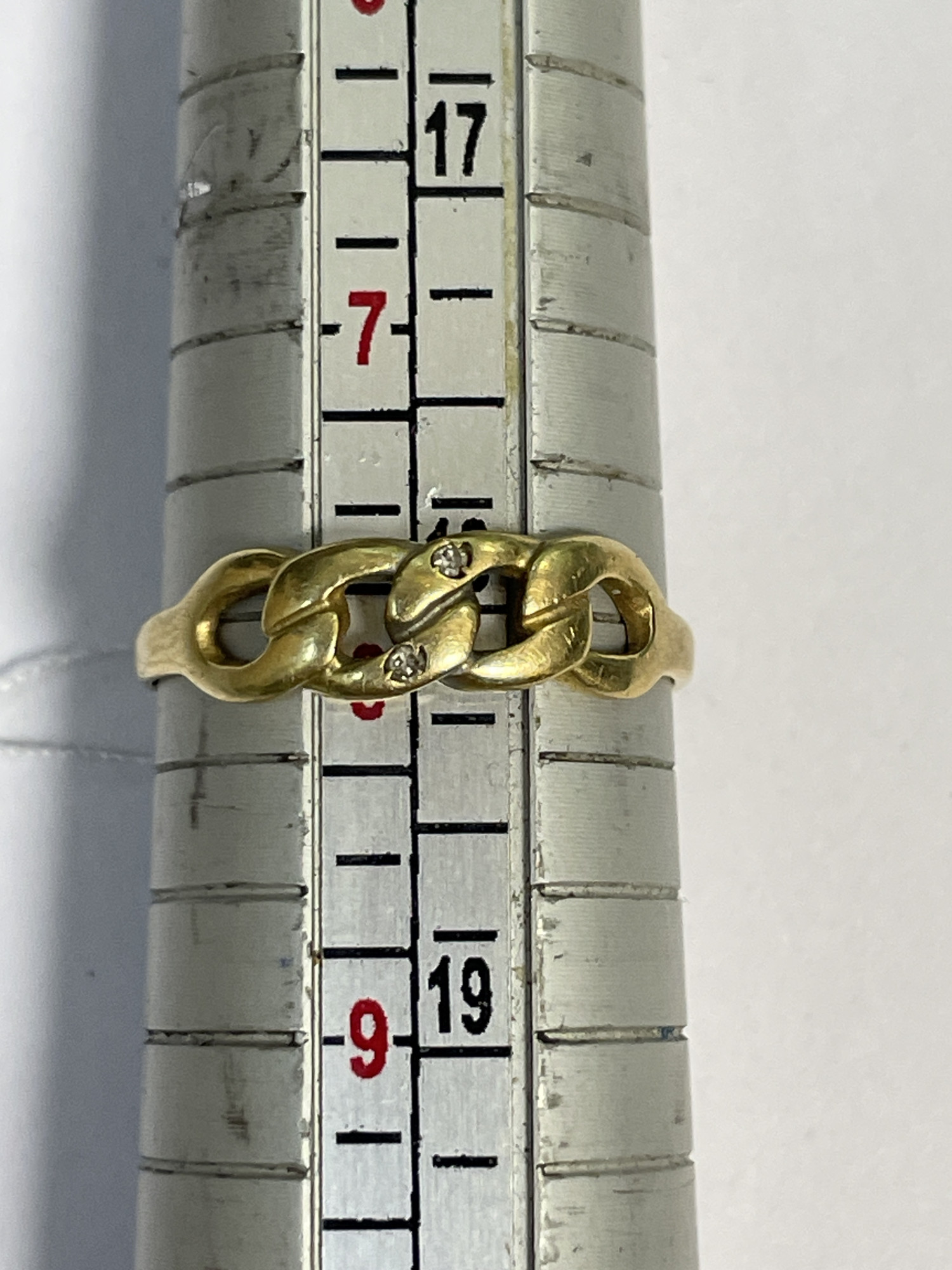 Кольцо из желтого золота с бриллиантом (-ми) (33678494) 1