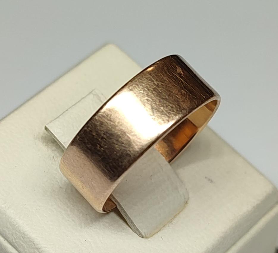 Обручальное кольцо из красного золота (33912070)  1