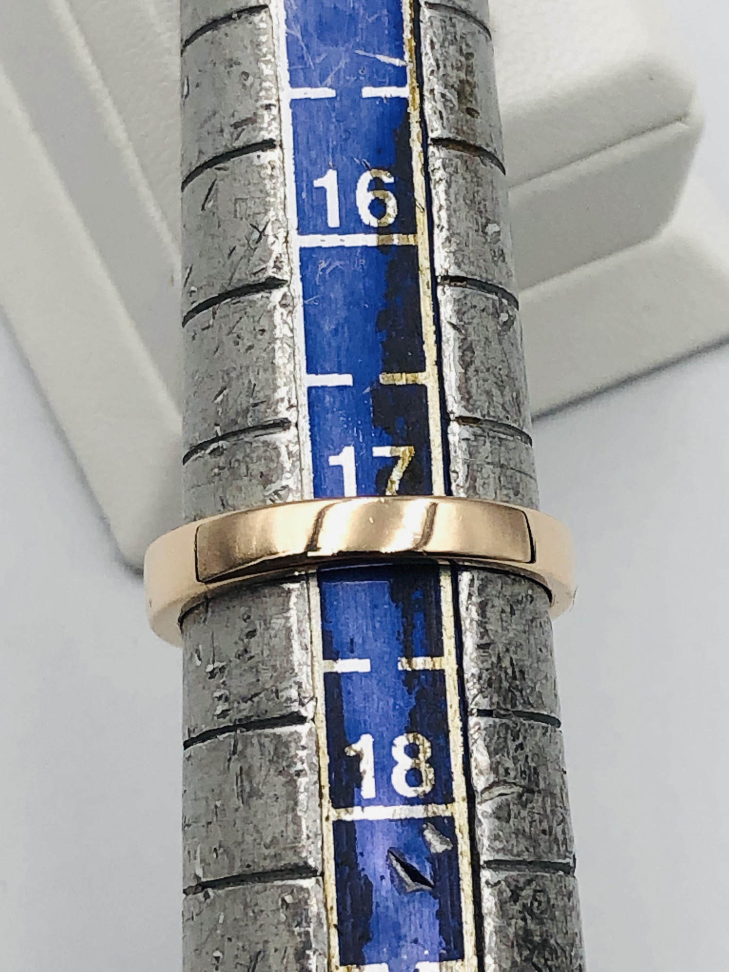 Обручальное кольцо из красного золота с бриллиантом (-ми) (33615758) 2