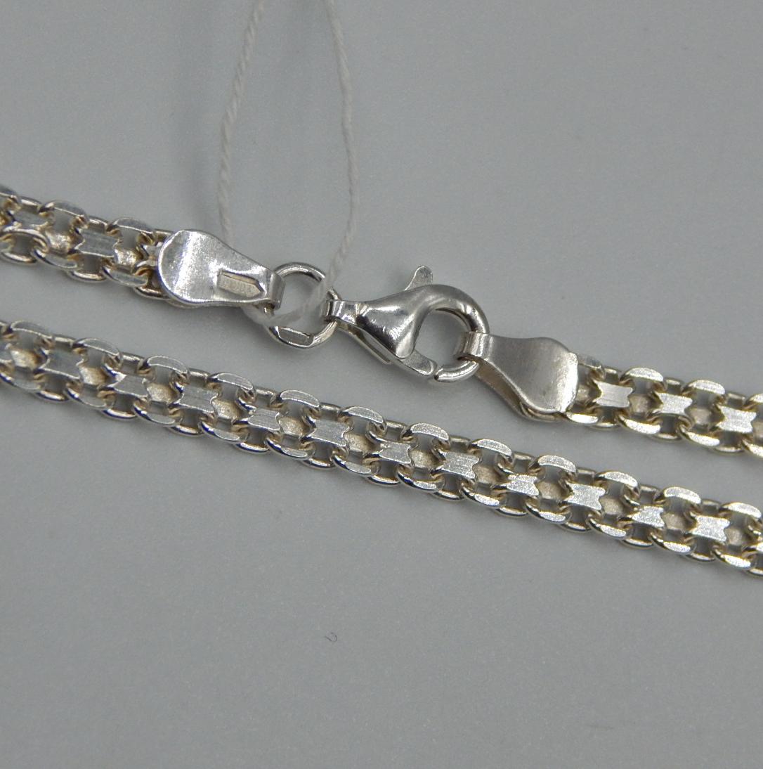 Серебряная цепь с плетением Фантазийное (32356183) 0