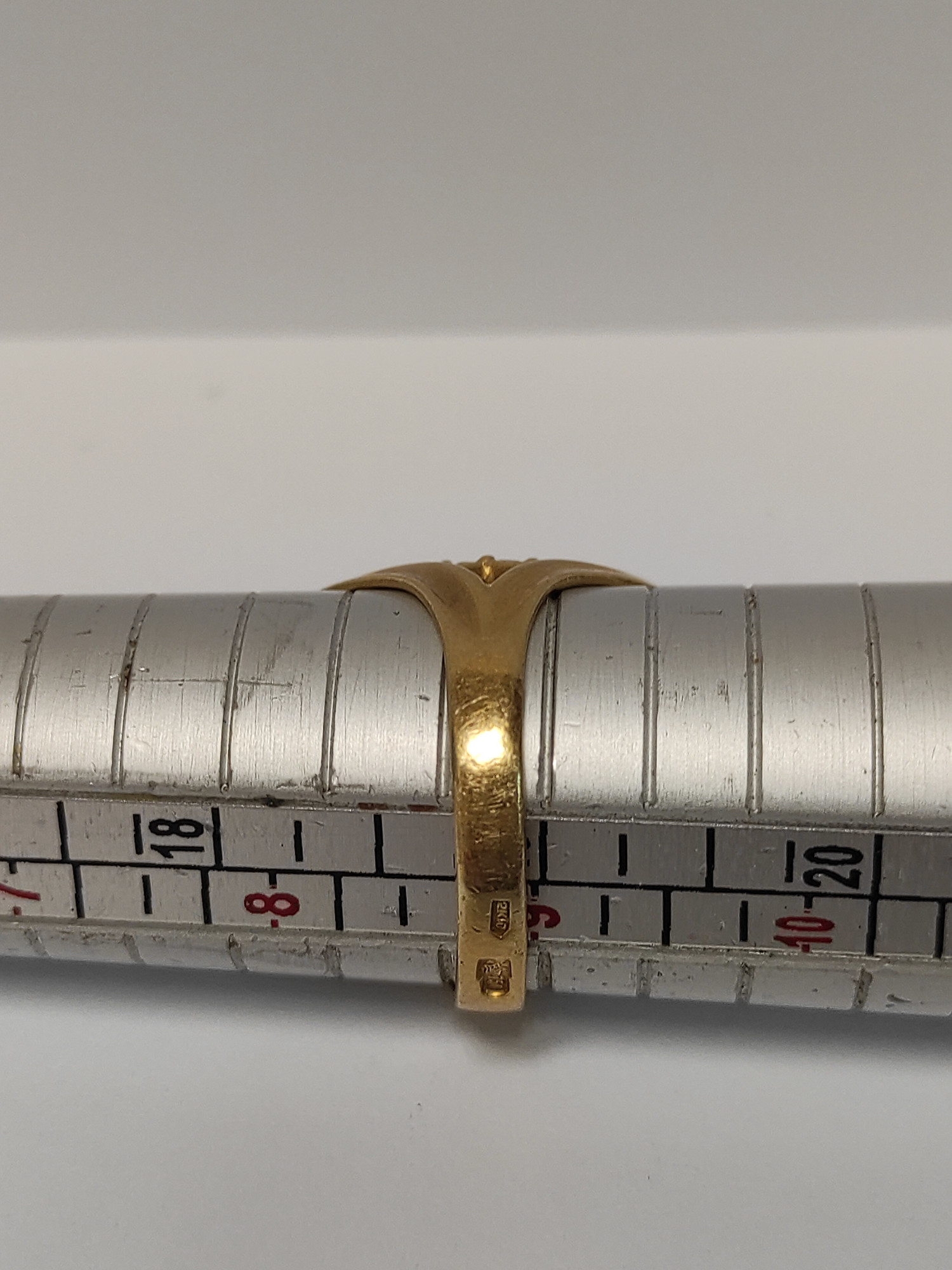 Кольцо из желтого золота с аметистом (33775257) 3