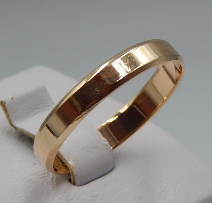 Обручальное кольцо из красного золота (32282278) 2