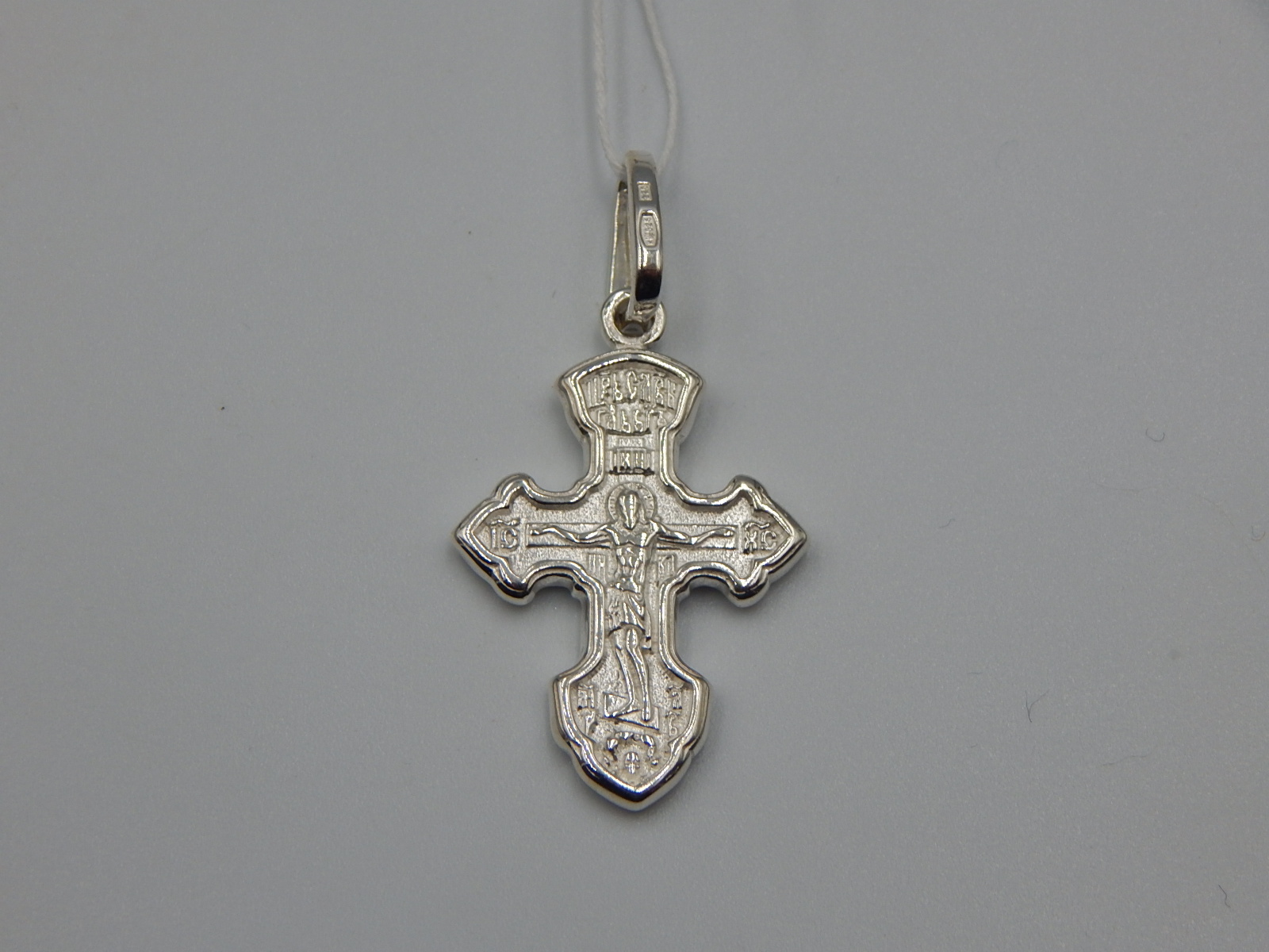 Срібний підвіс-хрест (32198602) 3