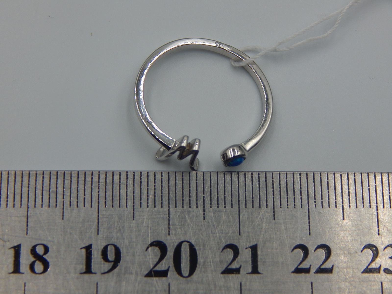 Серебряное кольцо с опалом (33751121) 3
