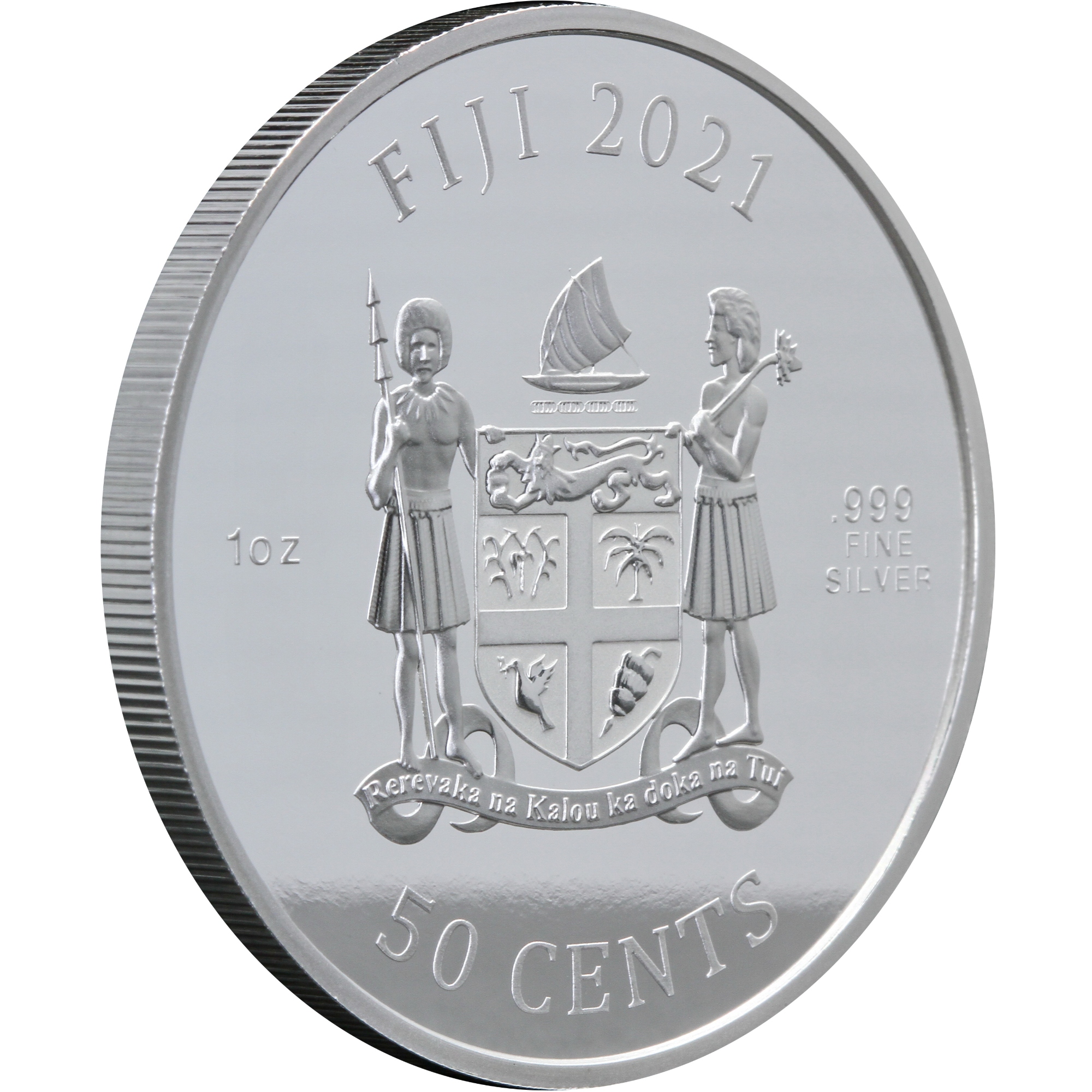 Серебряная монета 1oz Уличный Боец II: Вега 50 центов 2021 Фиджи (29128321) 3
