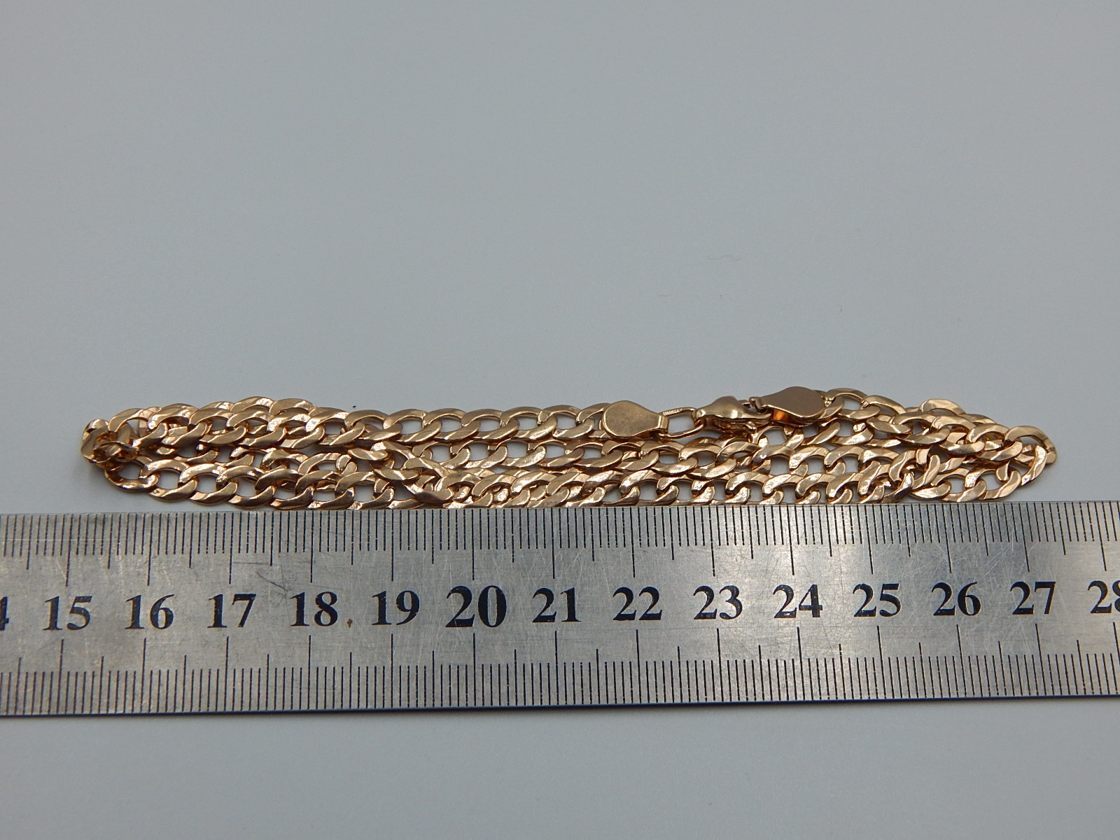 Цепь из красного золота с плетением панцирное (31376623) 4
