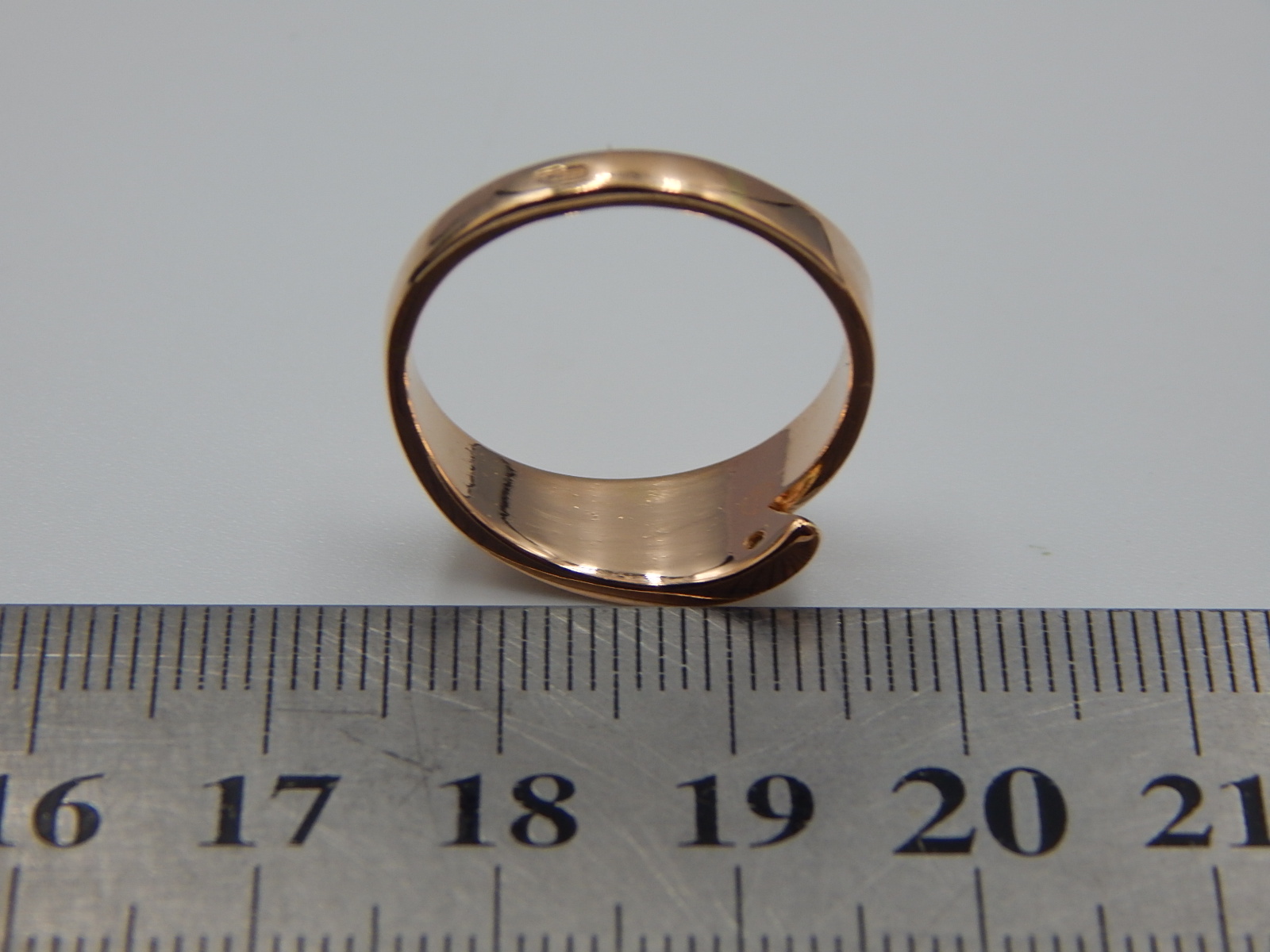 Кольцо из красного золота с бриллиантом (-ми) (31646600) 2