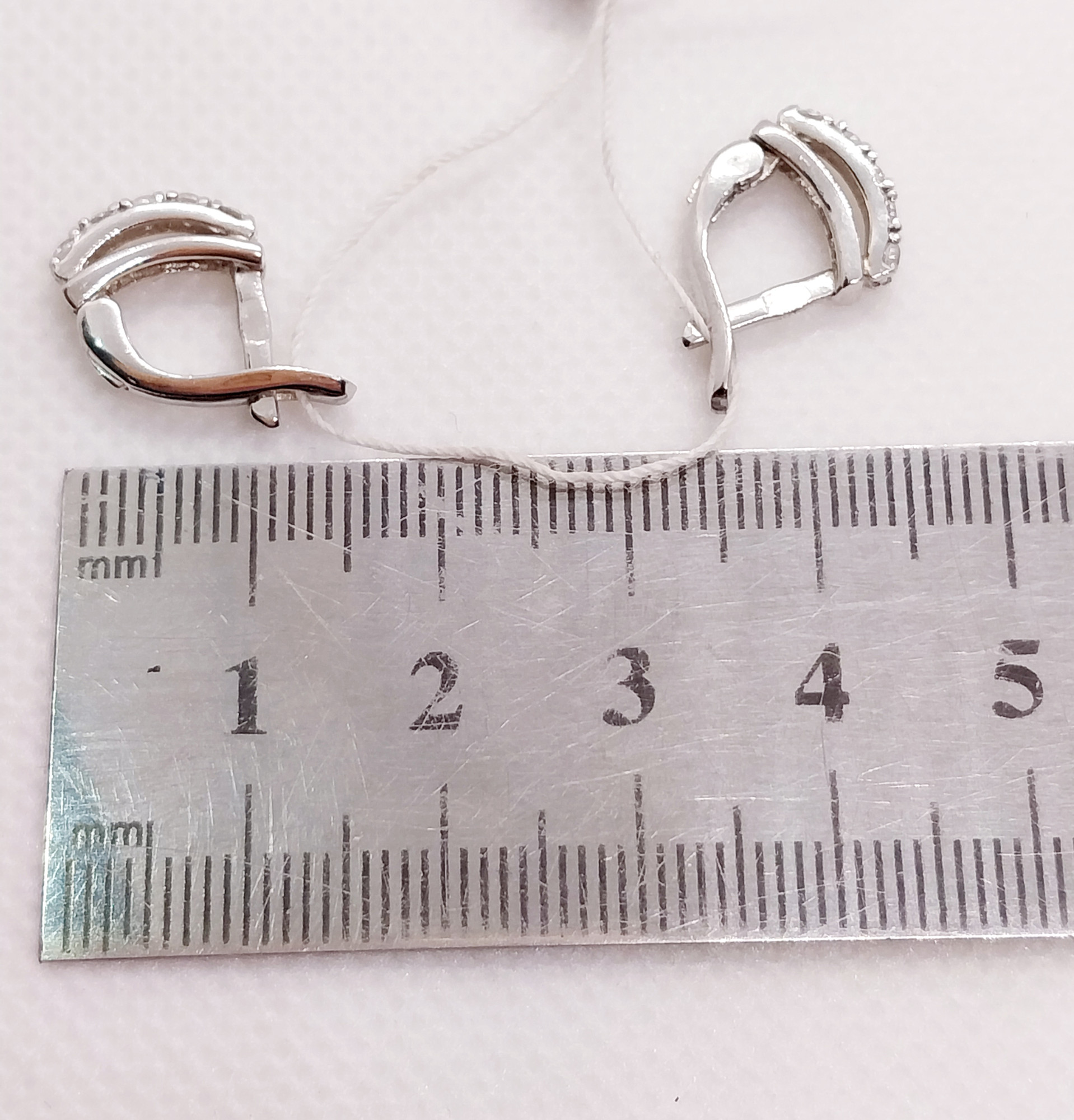 Срібні сережки з цирконієм (30462869) 5
