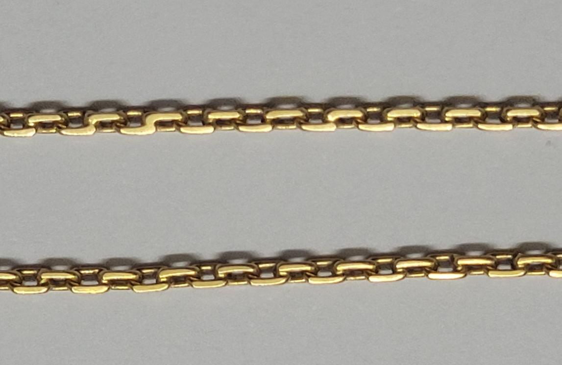 Цепь из желтого золота с плетением Якорное (32348753)  0