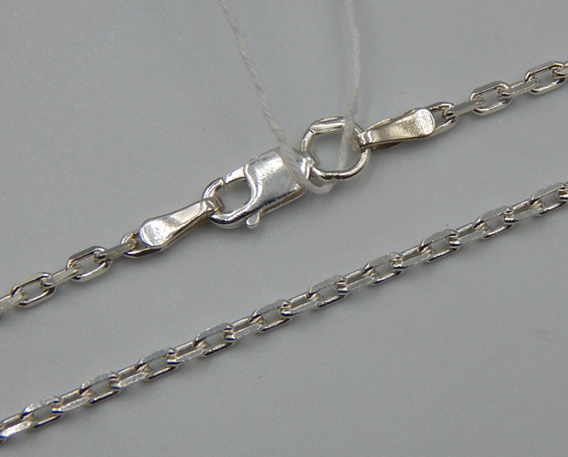 Серебряная цепь с плетением Якорное (32145933) 0