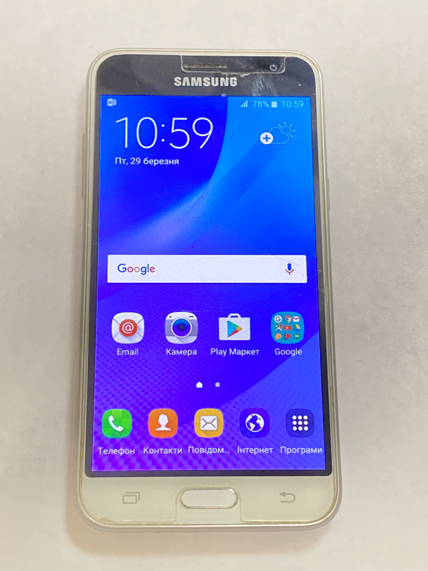 Samsung Galaxy J3 2016 White (SM-J320HZWD) 1/8Gb 0
