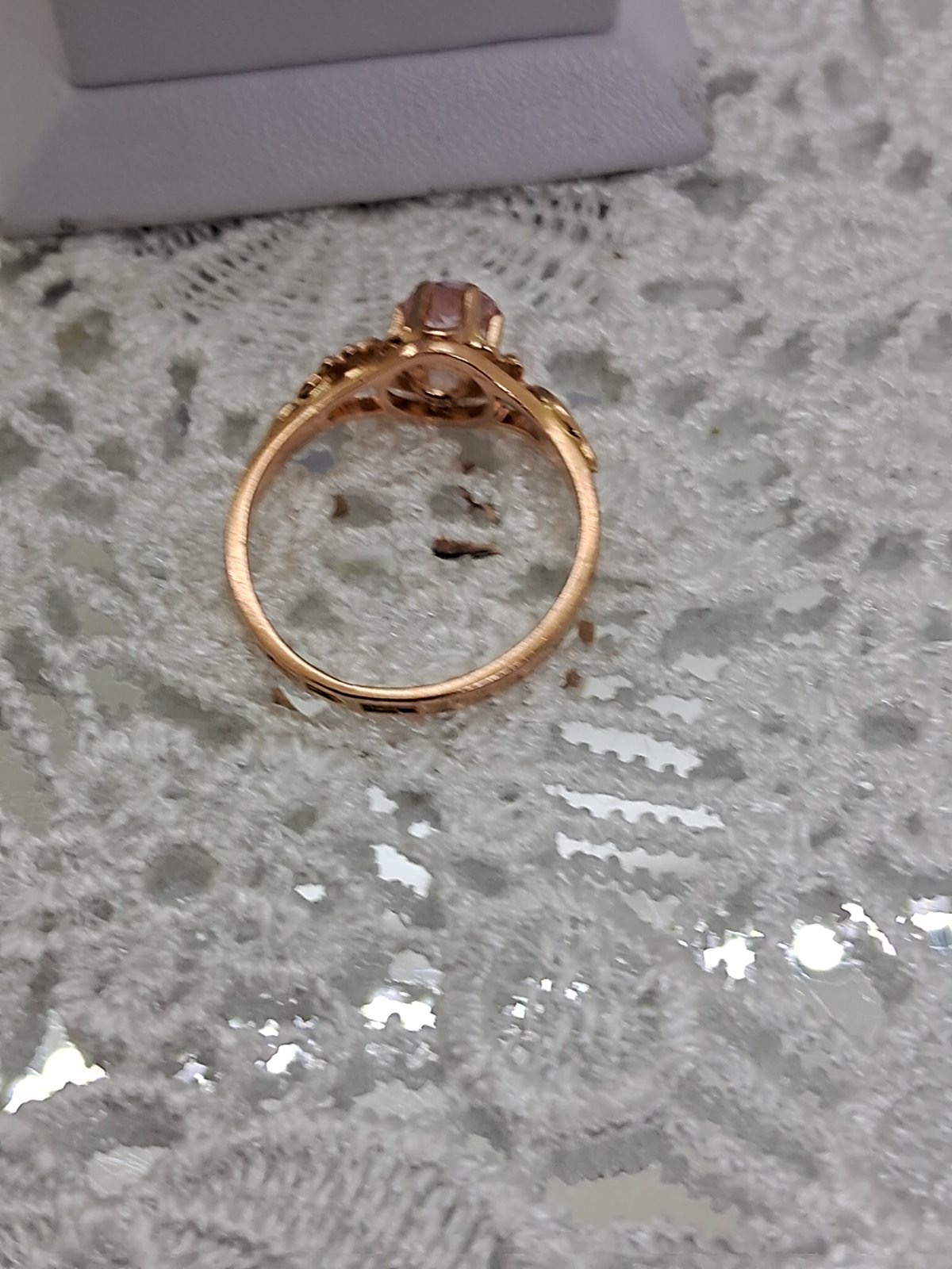 Кольцо из красного золота с корундом (32888636) 5