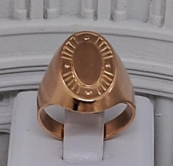 Кольцо из красного золота (32349750)  0