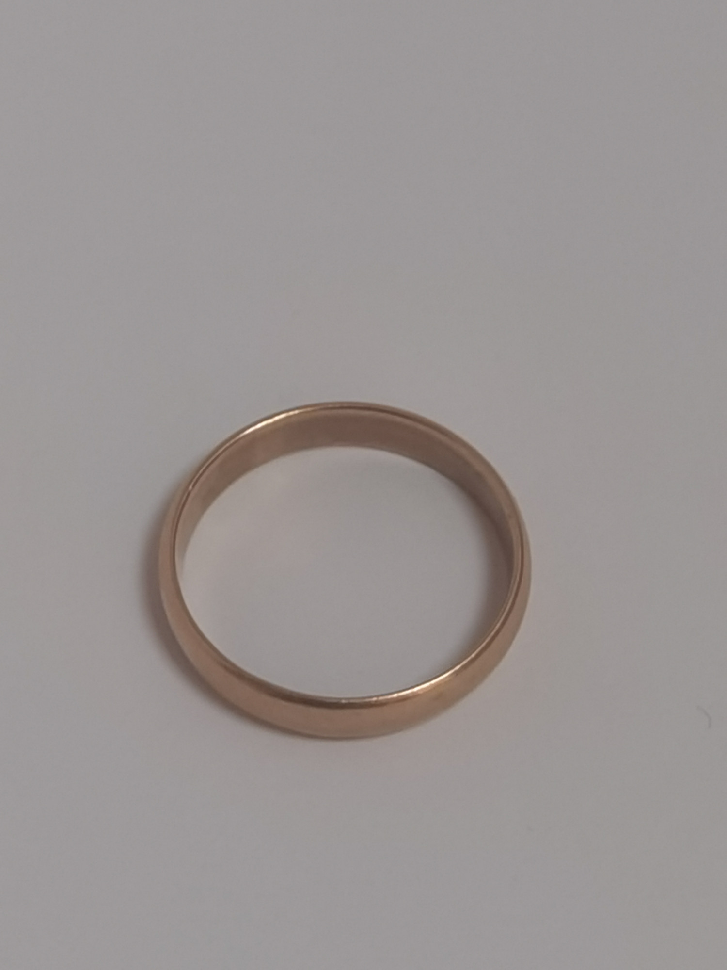 Обручальное кольцо из красного золота (33485865)  3