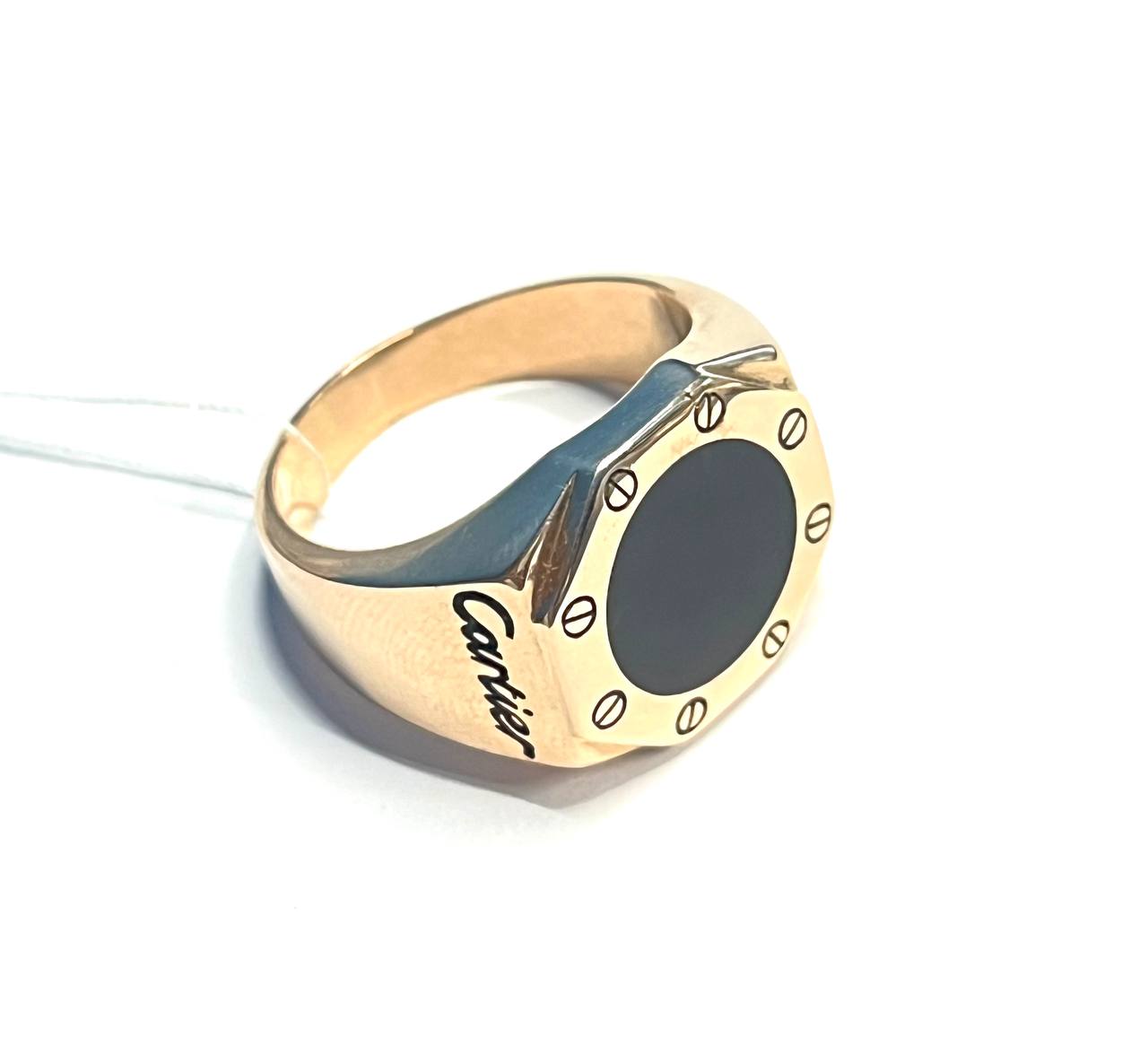 Перстень из красного золота с ониксом (33963858)  1