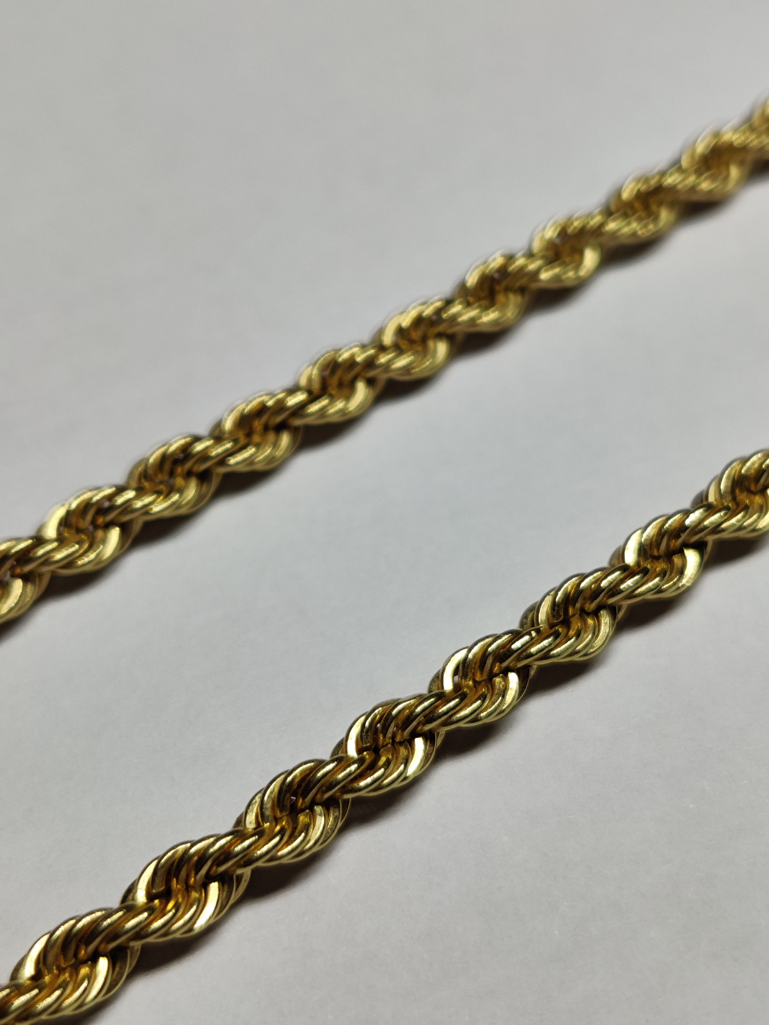 Ланцюжок з жовтого золота з плетінням мотузочок (33731498) 3