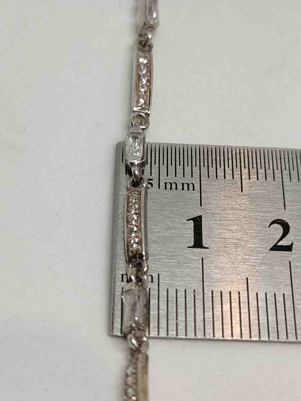 Срібний браслет із цирконієм (33774903) 1