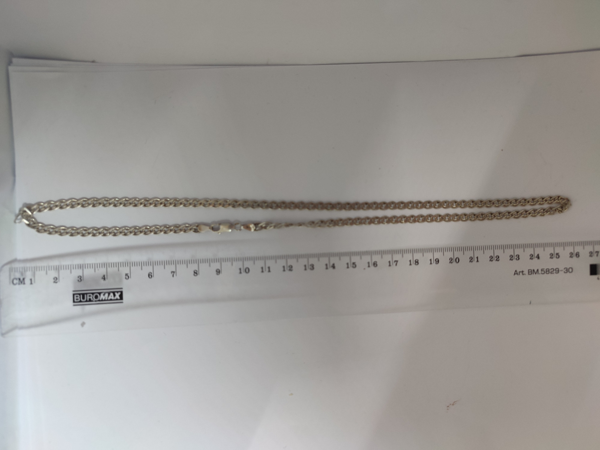 Серебряная цепь с плетением Нонна (33783091) 2
