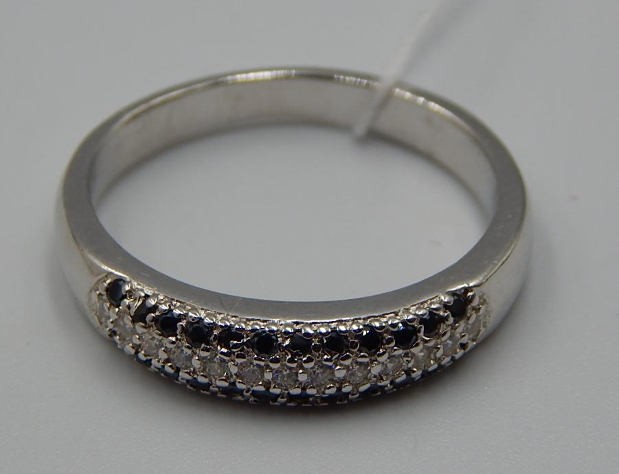 Серебряное кольцо с цирконием (32412719) 2