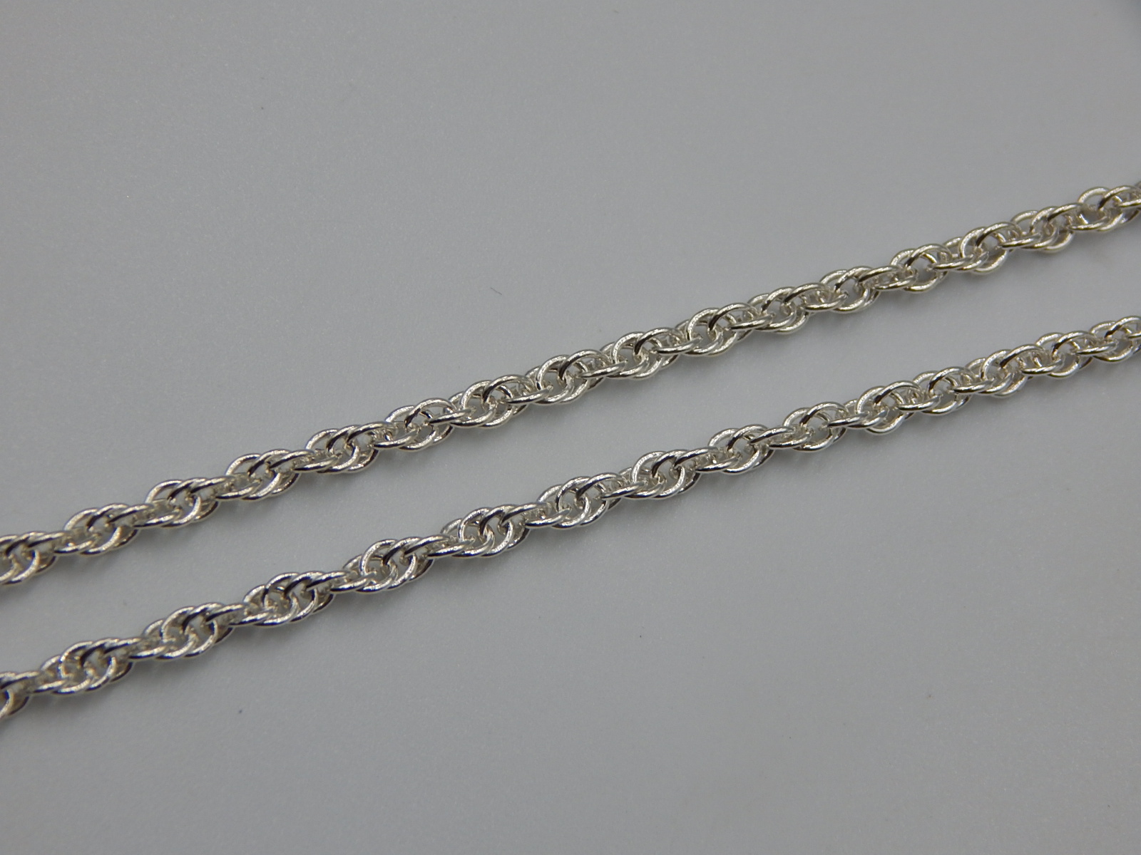 Серебряная цепь с плетением Кордовое (32278113) 3